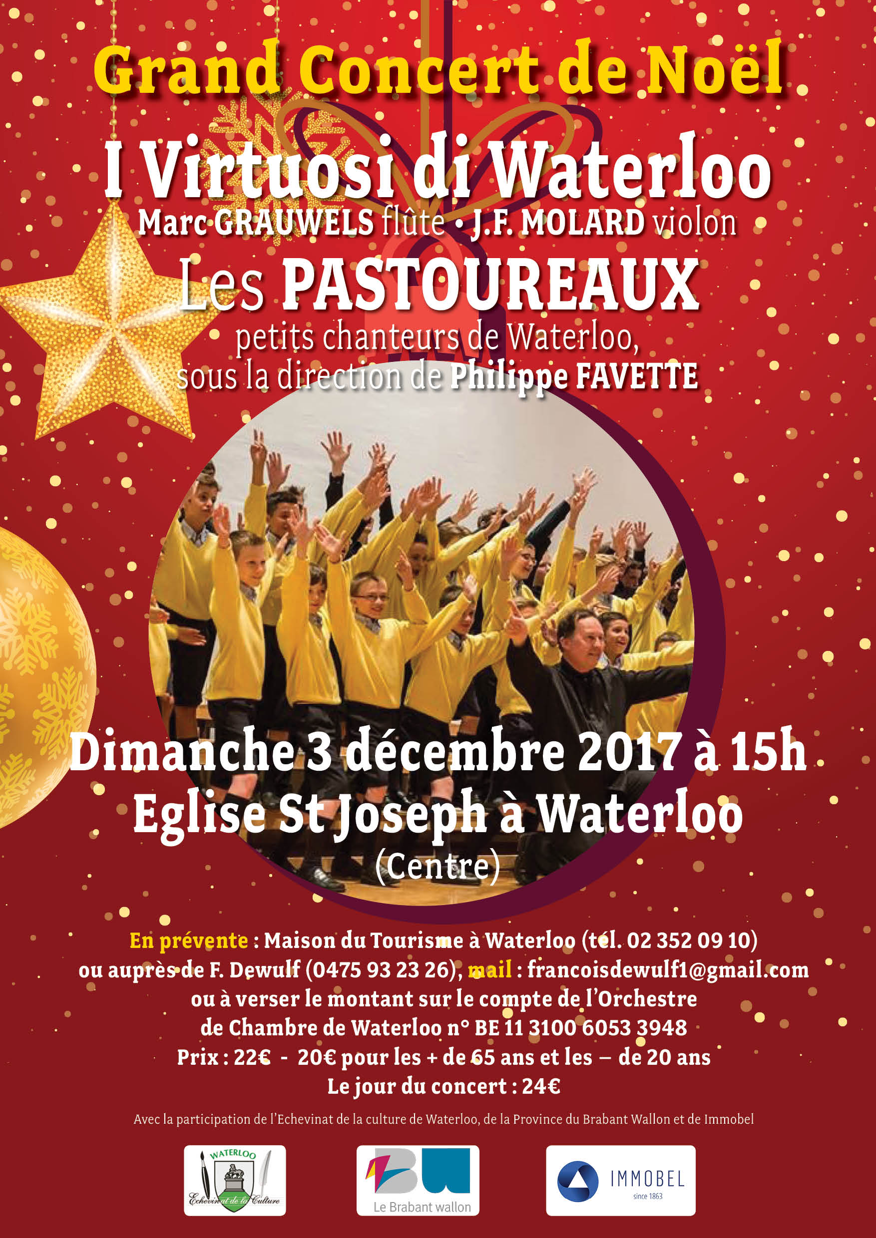 Concert de Noël à Waterloo